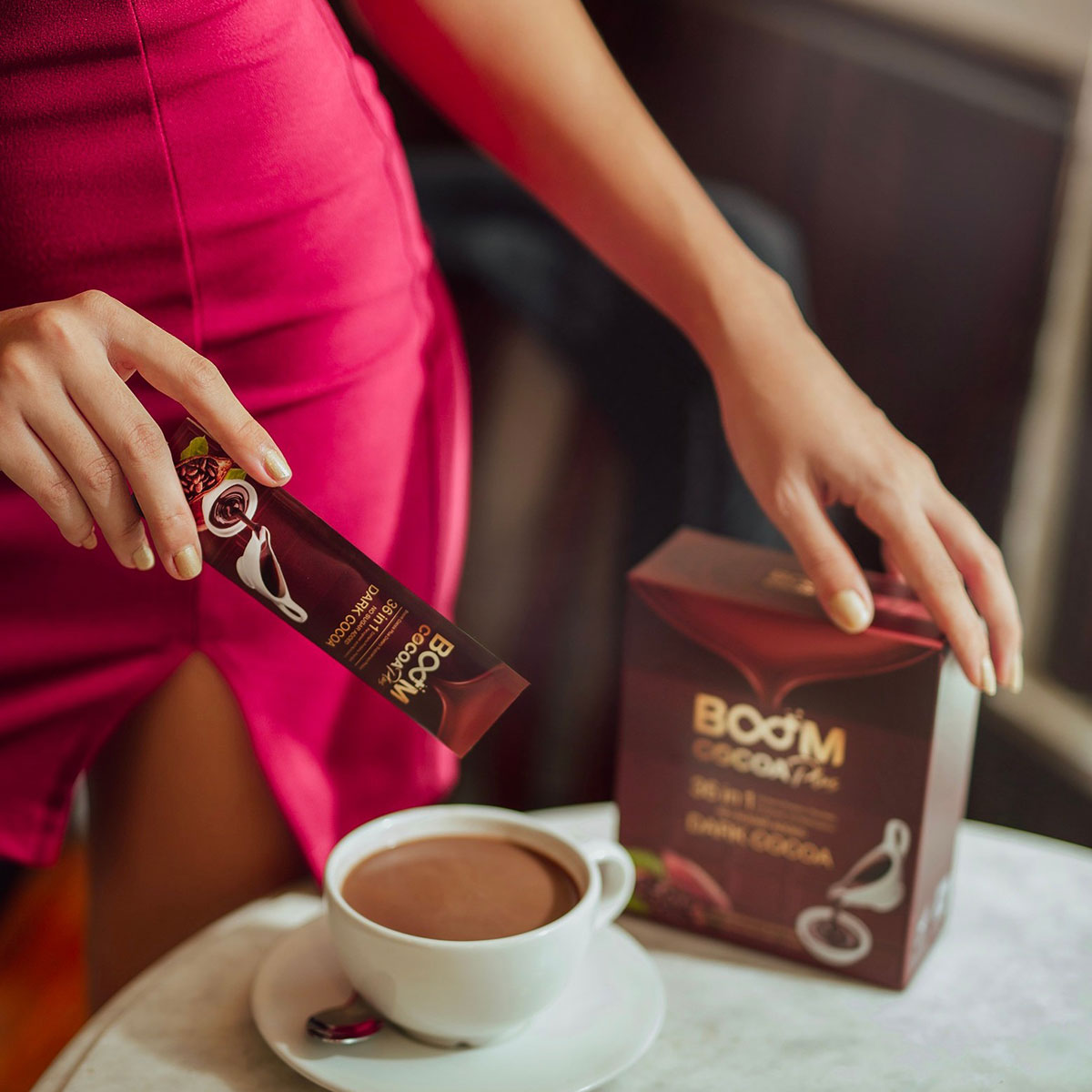 Boom Cocoa Plus โกโก้เข้มข้ม อร่อยและคุมหิว