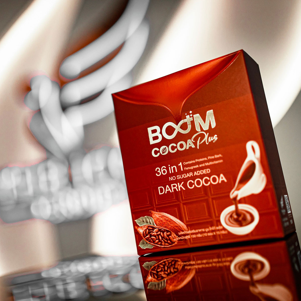 Boom Cocoa Plus ดาร์กโกโก้เข้มข้นของคุณ