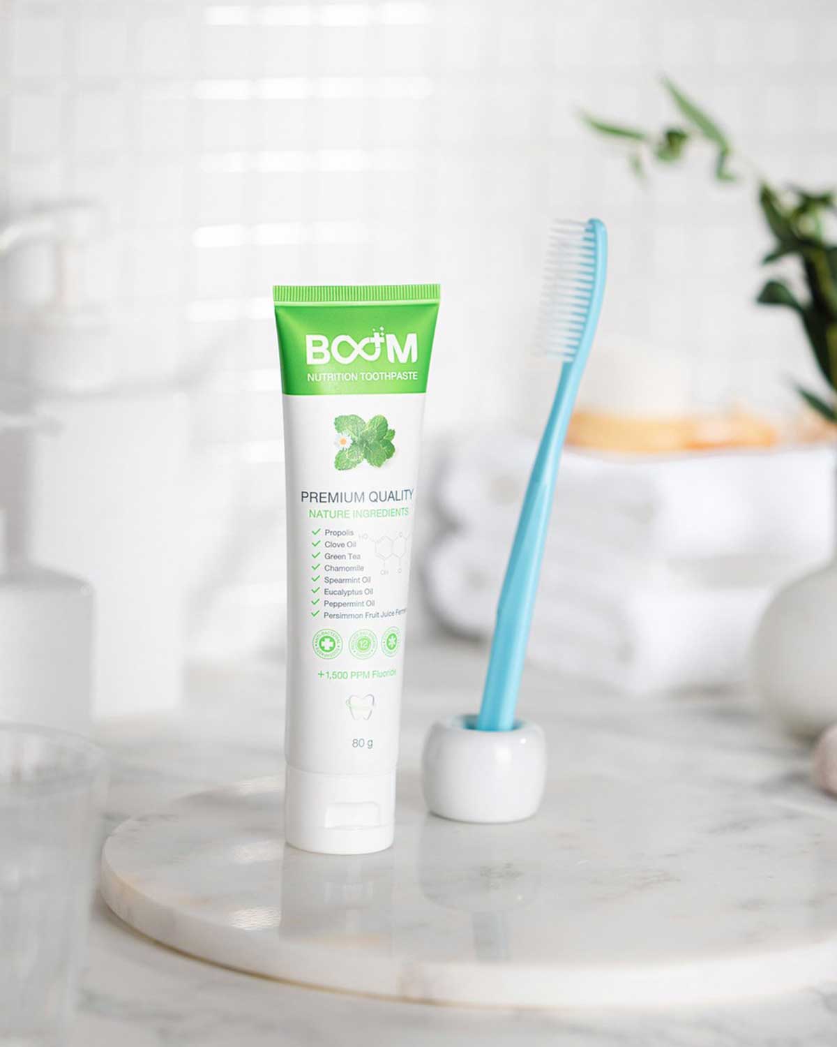 Boom Toothpaste ยาสีฟันเพื่อสุขภาพปากที่ดีจาก The iCon Group