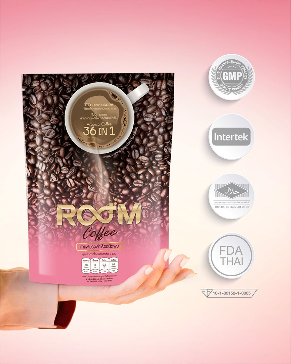 มาตรฐานผลิตภัณฑ์ Room Coffee กาแฟ รูม ค๊อฟฟี่